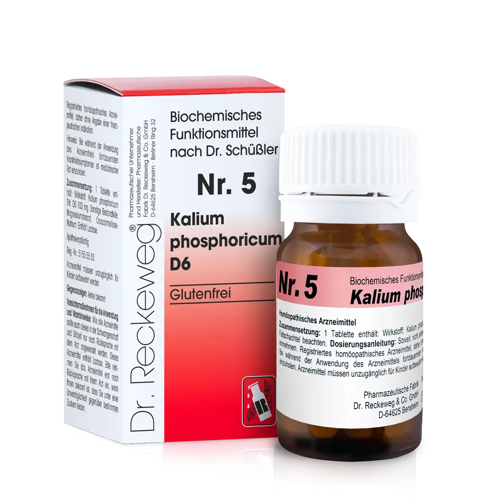 Kalium phosphoricum (Fosfato de potasio), Sal No. 5