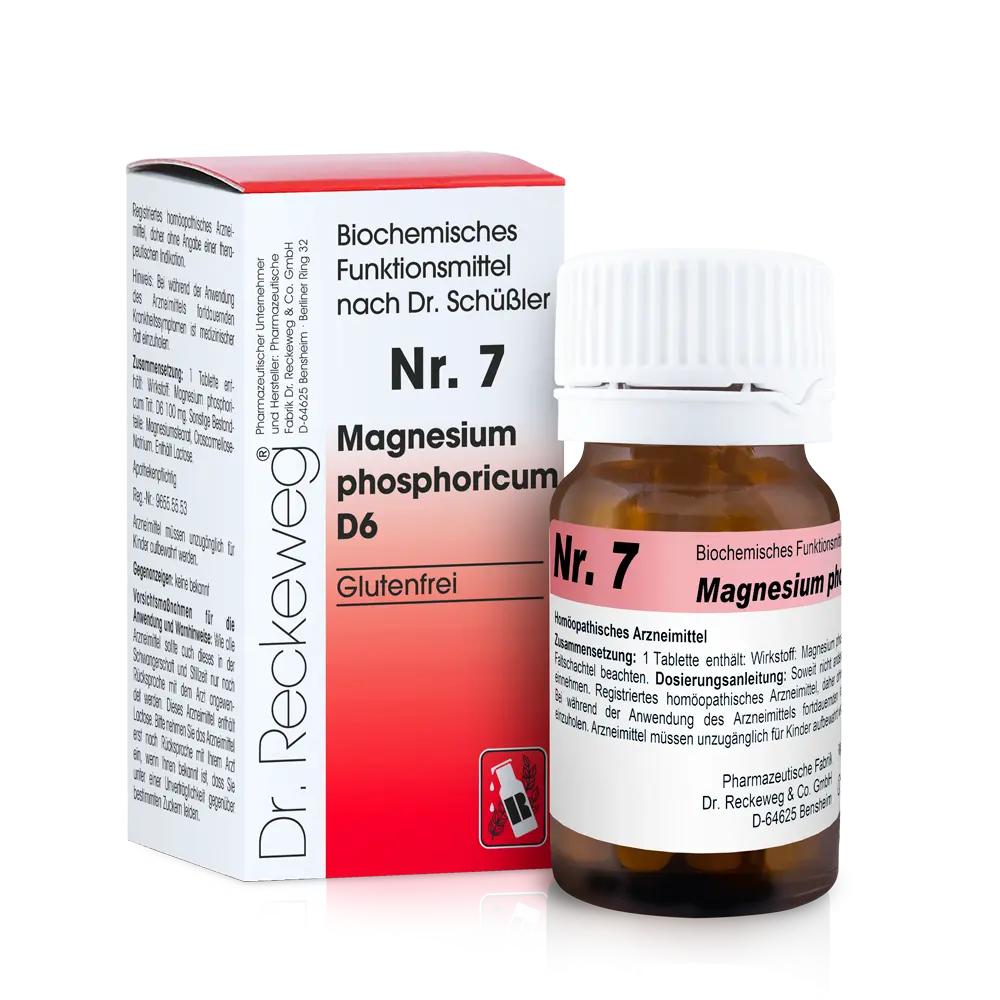 Magnesium phosphoricum (Fosfato de magnesio), Sal No. 7