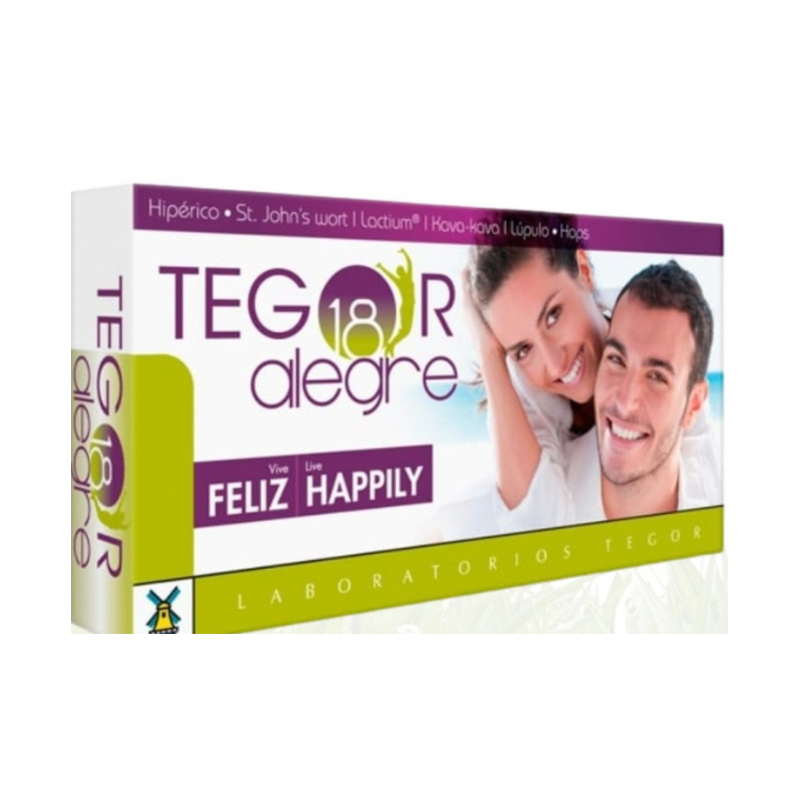 TEGOR 18 Alegre, caja con 40 cápsulas
