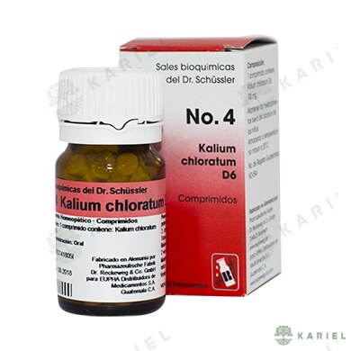 No. 4 Kalium chloratum D6