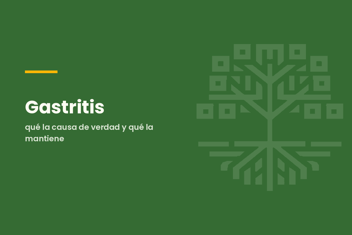 Gastritis: qué la causa de verdad y qué la mantiene