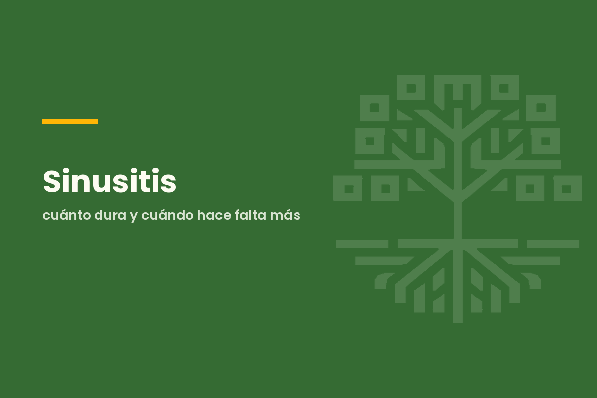 Sinusitis: cuánto dura y cuándo hace falta más
