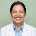 Verónica García, naturópata que atiende en la farmacia de Kariel en Cobán