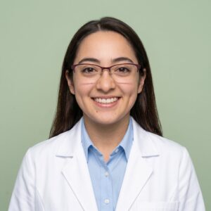 Dra. Valerie Santizo, médica general por videoconsulta